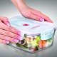 Vacuum food storage containers