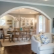 Arch between the living room and the kitchen: how to arrange the opening?