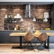 Decorative stone in the kitchen: varieties and uses