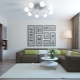 Living room design 17 sq. m