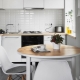 Interior design of the kitchen in 