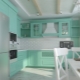 Mint kitchen interior design