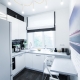 Kitchen design 7 sq. m in a panel house
