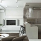 Kitchen studio design 20 sq. m