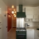 Kitchen design in Khrushchev 6 sq. m with refrigerator
