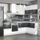 Corner kitchen design