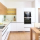 L-shaped kitchen: design and options for placing a kitchen set