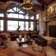 Living room in country style: subtleties of design and examples