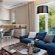 Ideas for interior design of a kitchen-living room in a modern style