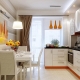 Kitchen interior 9 sq. m in modern style