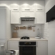 Interesting kitchen design options 6 sq. m with refrigerator