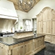 Bleached oak kitchens in the interior