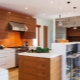 Wood grain kitchens in modern style