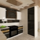 Kitchen in the hallway: coordination of the transfer and design methods