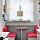Small white kitchen in the interior