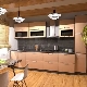 Small straight kitchens: layout, design and examples