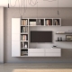 Hanging shelves in the living room: varieties and design options