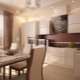 Features of beige and brown kitchens