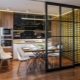 Partitions between the living room and the kitchen: types and materials