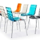 Plastic chairs for the kitchen: varieties, tips for choosing and care