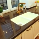 Built-in sinks in the kitchen countertop: varieties and selection criteria