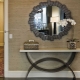 Mirror with a shelf in the hallway: types and tips for selection