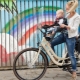 Child bicycle seats on the frame