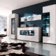 Glossy living room furniture: design options and tips for choosing