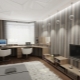 Living room with workplace: stylish ideas, pros and cons