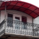 Balcony visor: types and subtleties of installation