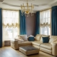 Fashionable curtains in the hall: modern design ideas
