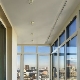 Stretch ceiling on the balcony and loggia: types, pros and cons