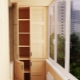 Organization of storage on the balcony and loggia