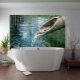 Panels from tiles to the bathroom: advantages and disadvantages, varieties, choice, ideas