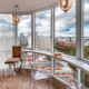 Panoramic glazing of a balcony: advantages and disadvantages, options, choices, examples