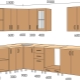 Sizes of kitchen cabinets: what are they and how to choose the right one?