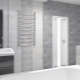 Gray tiles in the bathroom interior