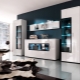 Wardrobe-wall in the living room: an overview of types and recommendations for choosing