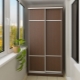 Sliding wardrobes on the balcony: what are there and how to choose?