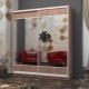 Wardrobes with a mirror in the hallway: types and choices