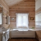 Options for arranging and decorating a bathroom in a private house