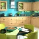 Variants of color combinations in the interior of the kitchen