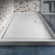 Acrylic shower trays: pros and cons, varieties, choices