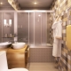 Bathroom interior design 3 sq. m