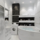 Bathroom design with washing machine 4 km. m