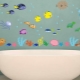 Bathroom stickers: varieties, tips for choosing and gluing