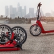 Scooters with large wheels