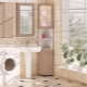 Corner base cabinets in the bathroom: features, varieties, choice