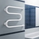 Bathroom water heated towel rails