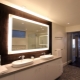 Illuminated mirror in the bathroom: varieties, recommendations for choosing